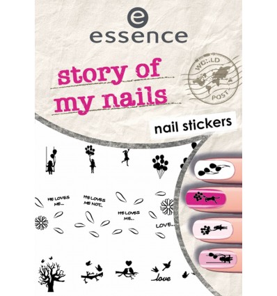 essence story of my nails nail stickers 1pcs